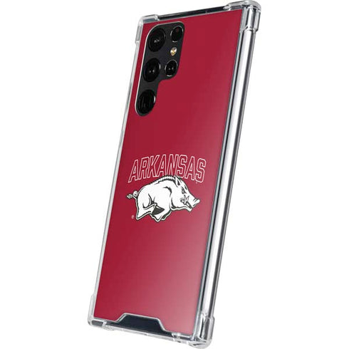 University of Arkansas-Fayetteville Razorbacks Logo Galaxy S24 Ultra Clear Case