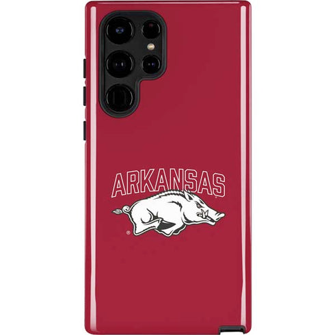 University of Arkansas-Fayetteville Razorbacks Logo Galaxy Cases