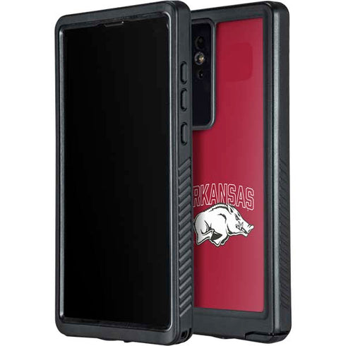 University of Arkansas-Fayetteville Razorbacks Logo Galaxy S24 Ultra Waterproof Case