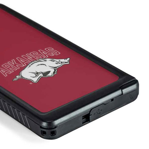 University of Arkansas-Fayetteville Razorbacks Logo Galaxy S24 Ultra Waterproof Case