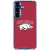University of Arkansas-Fayetteville Razorbacks Logo Galaxy S25 Clear Case
