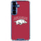 University of Arkansas-Fayetteville Razorbacks Logo Galaxy S25 FE Clear Case