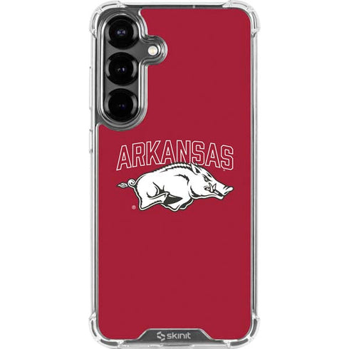 University of Arkansas-Fayetteville Razorbacks Logo Galaxy S26 Clear Case