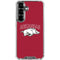 University of Arkansas-Fayetteville Razorbacks Logo Galaxy S26 Clear Case
