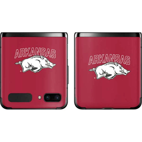 University of Arkansas-Fayetteville Razorbacks Logo Galaxy Z Flip Skin