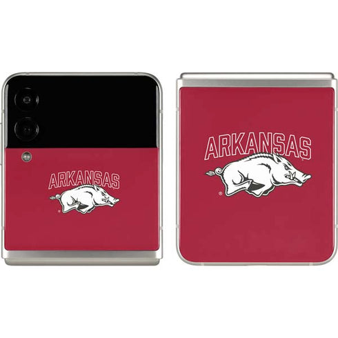 University of Arkansas-Fayetteville Razorbacks Logo Galaxy Z Flip3 5G Skin