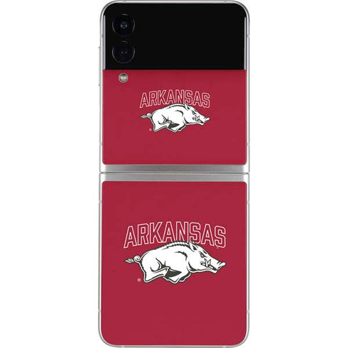 University of Arkansas-Fayetteville Razorbacks Logo Galaxy Z Flip3 5G Skin