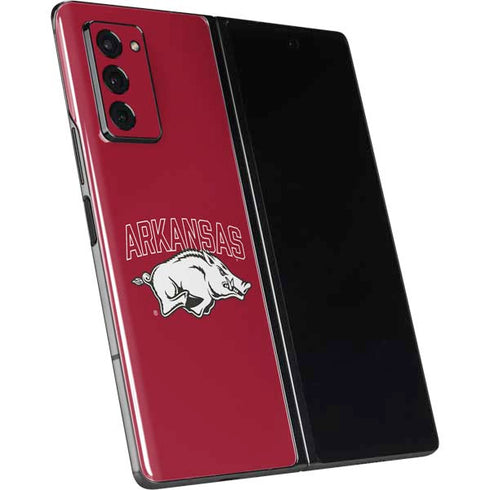 University of Arkansas-Fayetteville Razorbacks Logo Galaxy Z Fold2 5G Skin