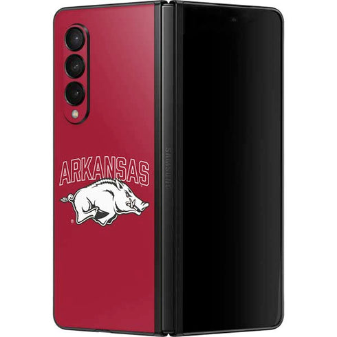University of Arkansas-Fayetteville Razorbacks Logo Galaxy Z Fold3 5G Skin