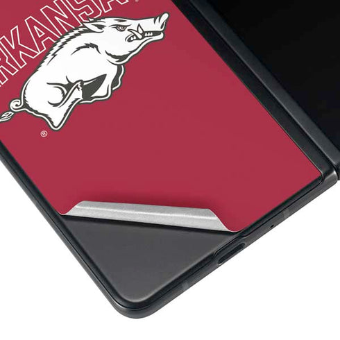 University of Arkansas-Fayetteville Razorbacks Logo Galaxy Z Fold3 5G Skin