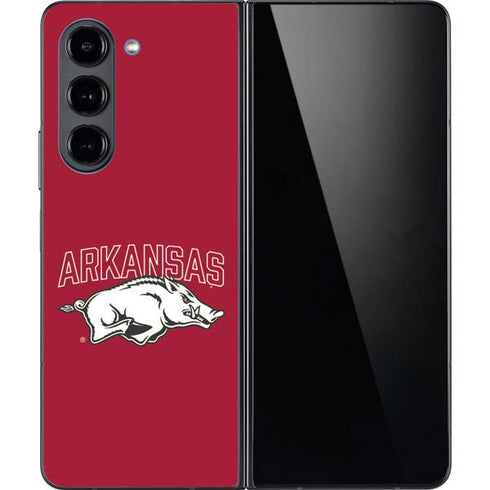 University of Arkansas-Fayetteville Razorbacks Logo Galaxy Z Fold5 5G Skin