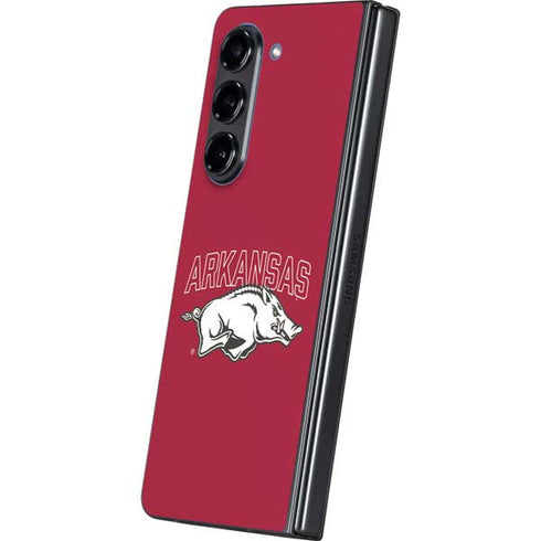 University of Arkansas-Fayetteville Razorbacks Logo Galaxy Z Fold5 5G Skin