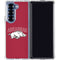 University of Arkansas-Fayetteville Razorbacks Logo Galaxy Z Fold6 Clear Case