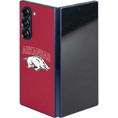 University of Arkansas-Fayetteville Razorbacks Logo Galaxy Z Fold6 Skin