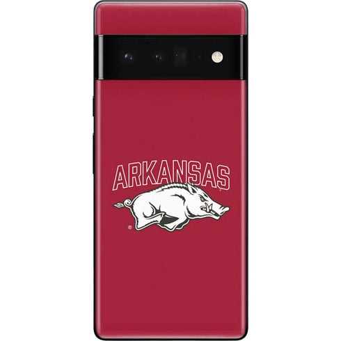 University of Arkansas-Fayetteville Razorbacks Logo Google Pixel 6 Pro Skin