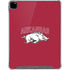 University of Arkansas-Fayetteville Razorbacks Logo iPad Pro 12.9in (2020) Clear Case