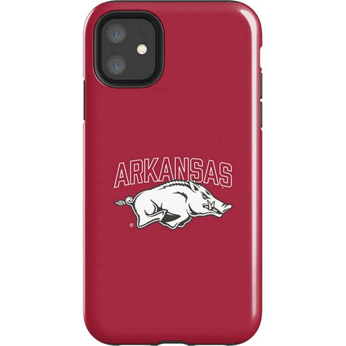 University of Arkansas-Fayetteville Razorbacks Logo iPhone 11 Impact Case
