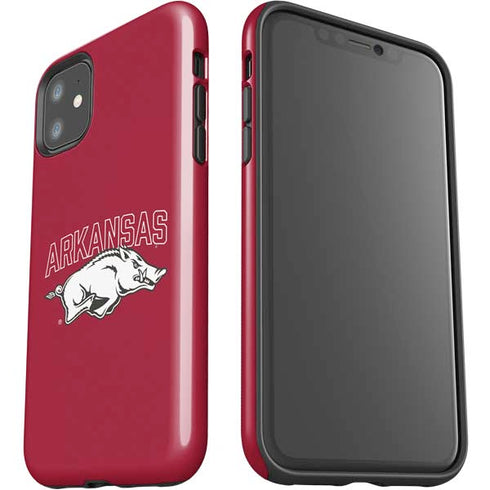 University of Arkansas-Fayetteville Razorbacks Logo iPhone 11 Impact Case