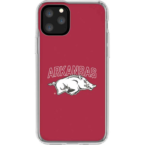 University of Arkansas-Fayetteville Razorbacks Logo iPhone 11 Pro Clear Case