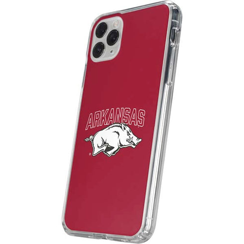 University of Arkansas-Fayetteville Razorbacks Logo iPhone 11 Pro Clear Case