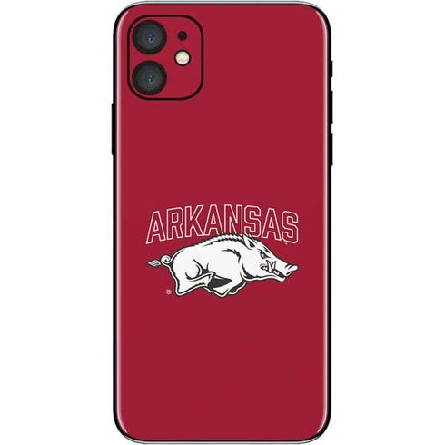 University of Arkansas-Fayetteville Razorbacks Logo iPhone 11 Skin