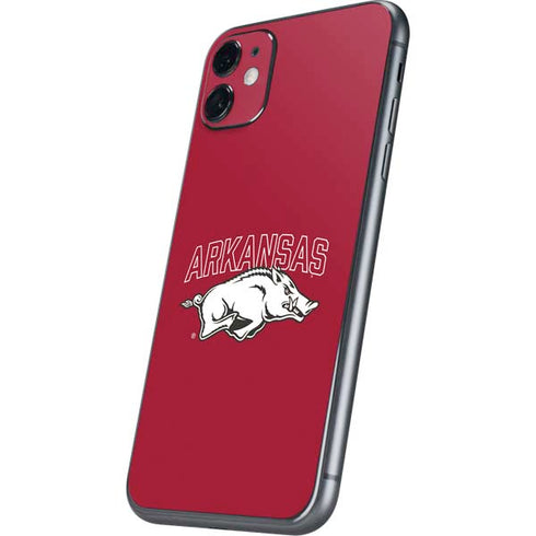 University of Arkansas-Fayetteville Razorbacks Logo iPhone 11 Skin