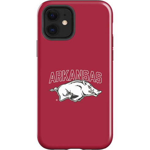 University of Arkansas-Fayetteville Razorbacks Logo iPhone 12 Impact Case