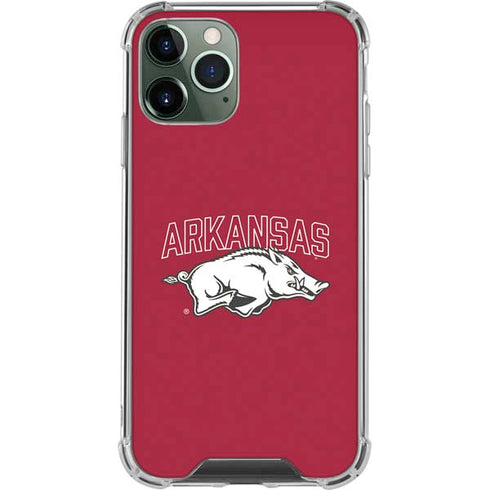 University of Arkansas-Fayetteville Razorbacks Logo iPhone 12 Pro Clear Case