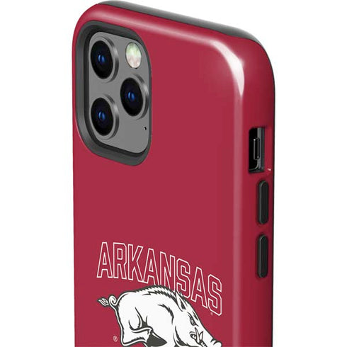 University of Arkansas-Fayetteville Razorbacks Logo iPhone 12 Pro Impact Case