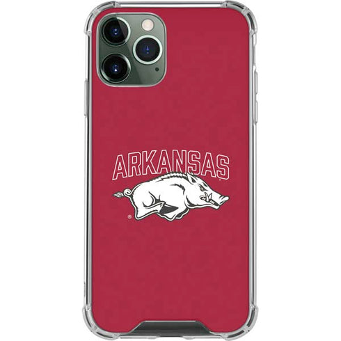 University of Arkansas-Fayetteville Razorbacks Logo iPhone 12 Pro Max Clear Case
