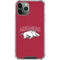University of Arkansas-Fayetteville Razorbacks Logo iPhone 12 Pro Max Clear Case