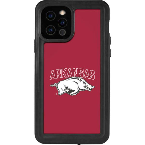 University of Arkansas-Fayetteville Razorbacks Logo iPhone 12 Pro Waterproof Case