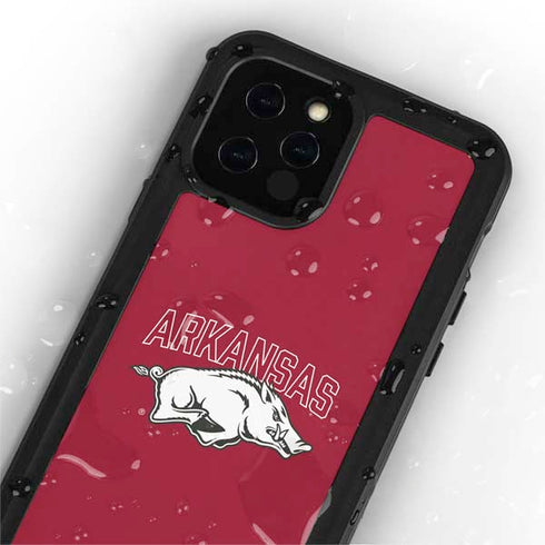 University of Arkansas-Fayetteville Razorbacks Logo iPhone 12 Pro Waterproof Case