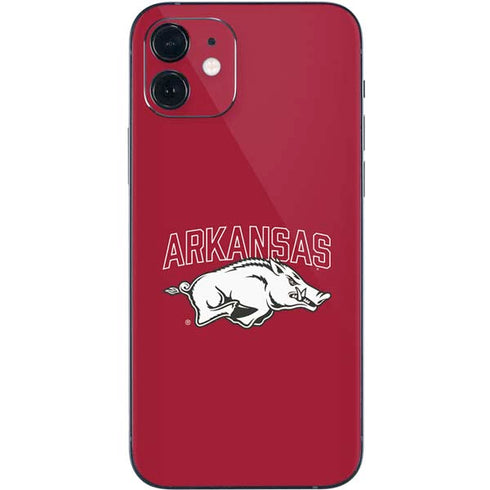 University of Arkansas-Fayetteville Razorbacks Logo iPhone 12 Skin