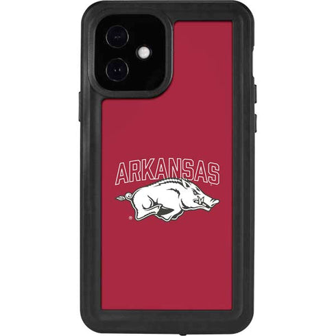 University of Arkansas-Fayetteville Razorbacks Logo iPhone 12 Waterproof Case