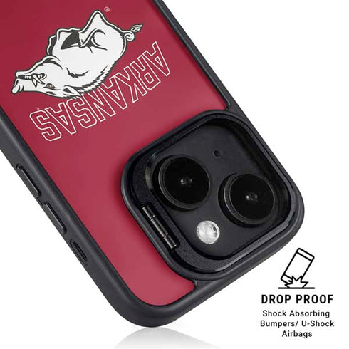 University of Arkansas-Fayetteville Razorbacks Logo iPhone 13 Kickstand Case
