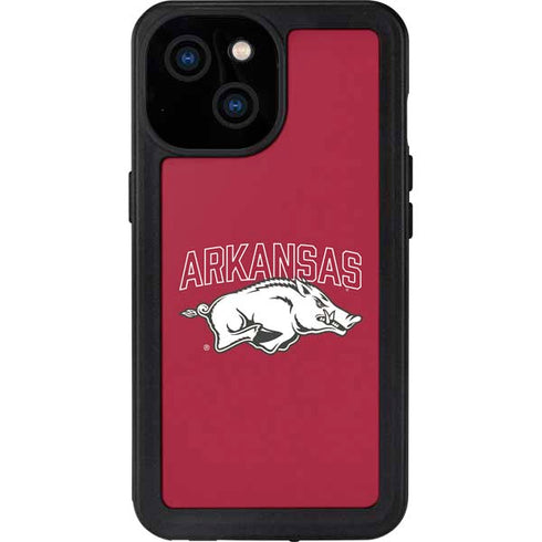 University of Arkansas-Fayetteville Razorbacks Logo iPhone 13 Mini Waterproof Case