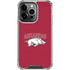 University of Arkansas-Fayetteville Razorbacks Logo iPhone 13 Pro Clear Case