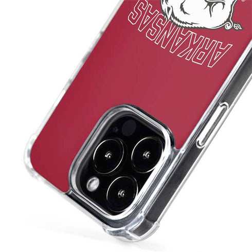 University of Arkansas-Fayetteville Razorbacks Logo iPhone 13 Pro Max MagSafe Case