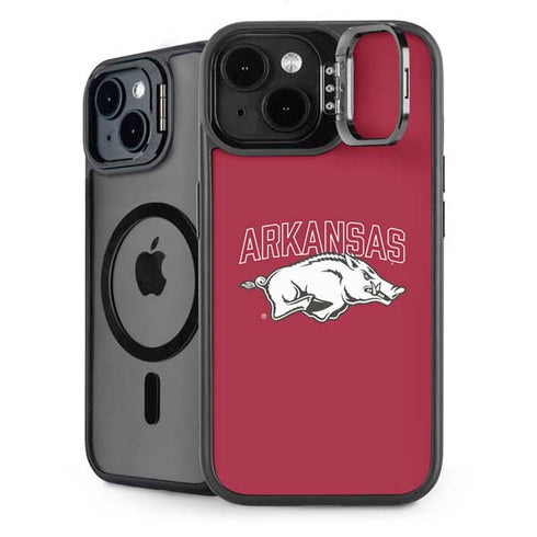 University of Arkansas-Fayetteville Razorbacks Logo iPhone 14 Kickstand Case