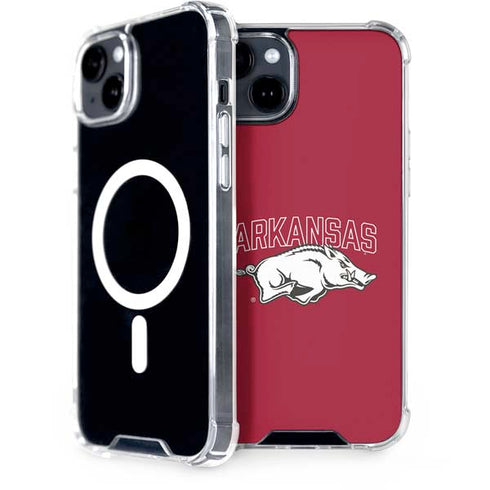 University of Arkansas-Fayetteville Razorbacks Logo iPhone 14 MagSafe Case