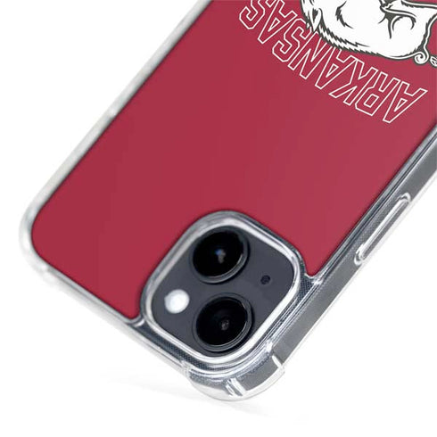 University of Arkansas-Fayetteville Razorbacks Logo iPhone 14 MagSafe Case