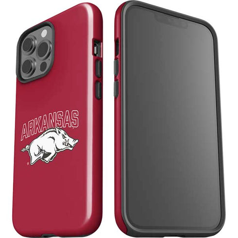 University of Arkansas-Fayetteville Razorbacks Logo iPhone 14 Pro Max Impact Case