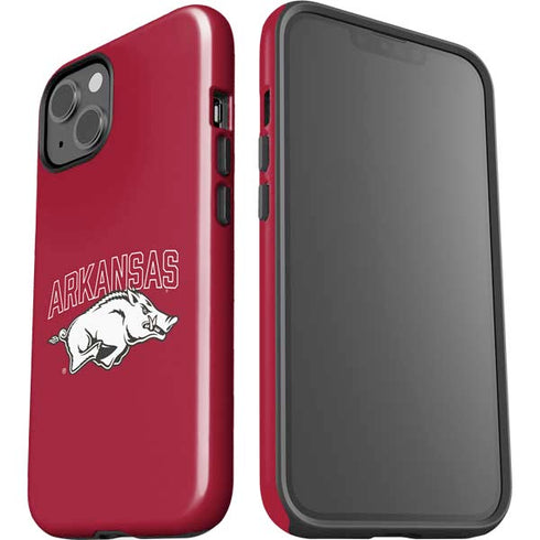 University of Arkansas-Fayetteville Razorbacks Logo iPhone 15 Plus Impact Case