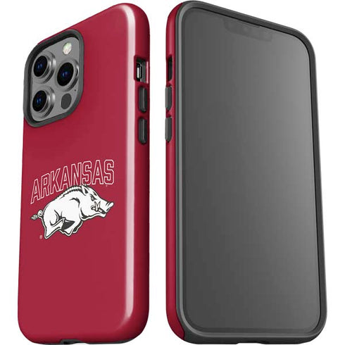 University of Arkansas-Fayetteville Razorbacks Logo iPhone 15 Pro Impact Case