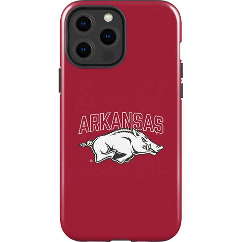 University of Arkansas-Fayetteville Razorbacks Logo iPhone 15 Pro Max Impact Case