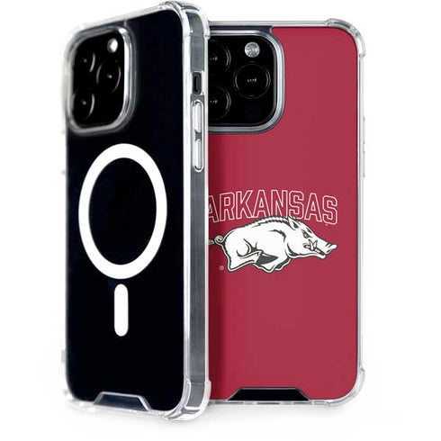 University of Arkansas-Fayetteville Razorbacks Logo iPhone 15 Pro Max MagSafe Case