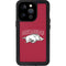University of Arkansas-Fayetteville Razorbacks Logo iPhone 15 Pro Waterproof Case
