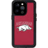 University of Arkansas-Fayetteville Razorbacks Logo iPhone 15 Pro Waterproof Case