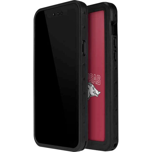University of Arkansas-Fayetteville Razorbacks Logo iPhone 15 Pro Waterproof Case